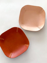Hand-Stitched Leather Valet Tray