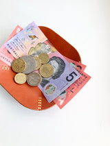 Hand-Stitched Leather Valet Tray