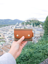 Salzburg Card Wallet - Cinnamon Waxed
