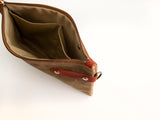 Airporter Clutch - Dark Brown Waxed