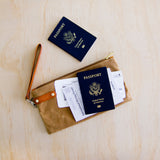 Airporter Clutch - Navy Waxed