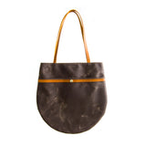 Amsterdam Market Tote - Dark Brown Waxed