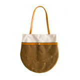 Amsterdam Market Tote - Natural + Cinnamon Waxed
