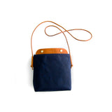 Bahamas Crossbody Bag - Navy Waxed