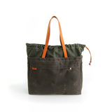 Cabo Tote Bag - Olive Waxed