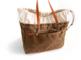 Cabo Tote Bag - Olive Waxed
