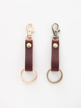 Leather Keychain with Swivel Hook