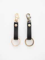 Leather Keychain with Swivel Hook