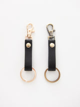 Leather Keychain with Swivel Hook