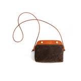 Mallorca Crossbody Bag - Dark Brown Waxed